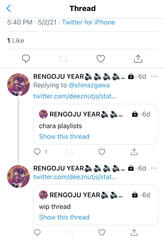 Screenshot of my friend (#3)'s pinned tweet and its replies in the thread